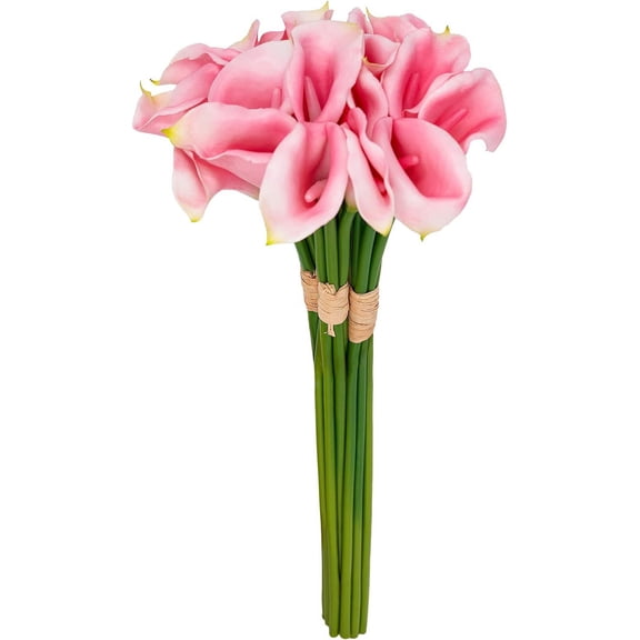 Artificial/Fake/Faux Flowers - Tulip Yellow 8PCS for Wedding, Home, Party, Restaurant