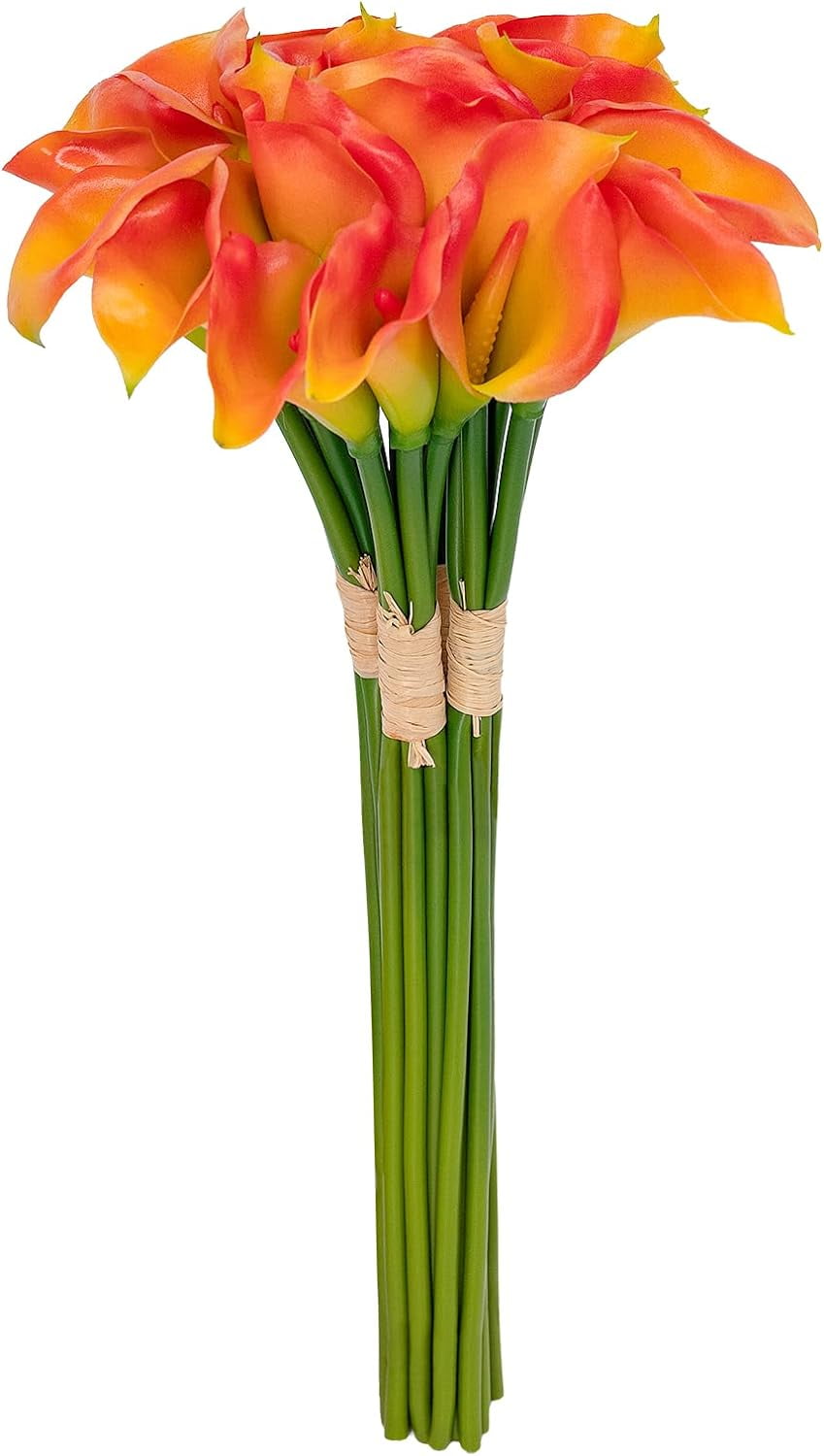 Artificial/Fake/Faux Flowers - Tulip Yellow 8PCS for Wedding, Home, Party, Restaurant