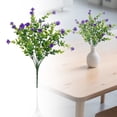 thumbnail image 1 of Artificial Fake Flowers Outdoor, Artificial Lotus Flowers Eucalyptus Greenery Shrubs, Faux Plants Plastic Flowers Spring Summer Decoration for Outside Home Planter Porch Patio Yard Garden Decor, 1 of 9