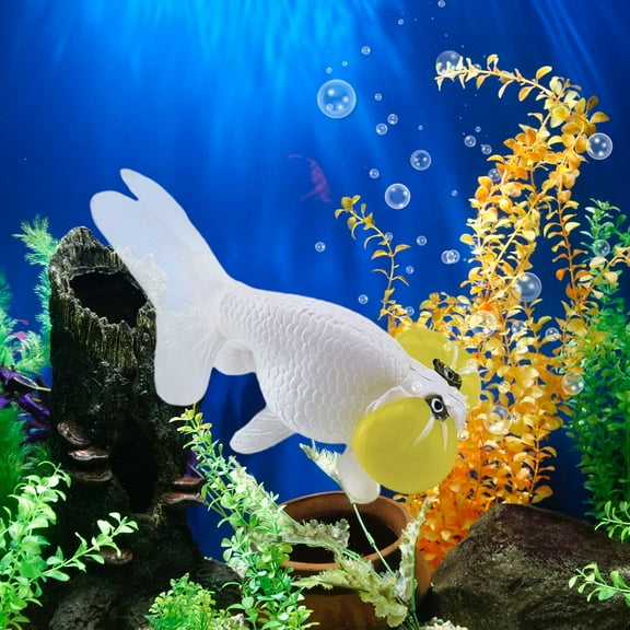 Artificial Fake Goldfish Artificial Aquarium Fake Fish For Pond Swimming Plastic Fish Realistic Moving Yellow Red Goldfish Floating Goldfish Decoration
