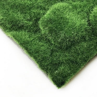 Artificial-Fake Grass Mat Grassland Simulation Moss Land Lawn Carpet Turf P7A5