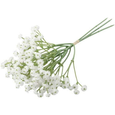 Artificial Fake Gypsophila Silk Flowers Bouquet Home Decor Party Decoration White