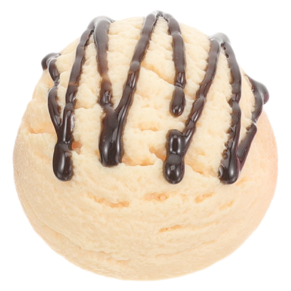 Artificial Fake Ice Cream Scoop Model Realistic Simulation Imitation ...