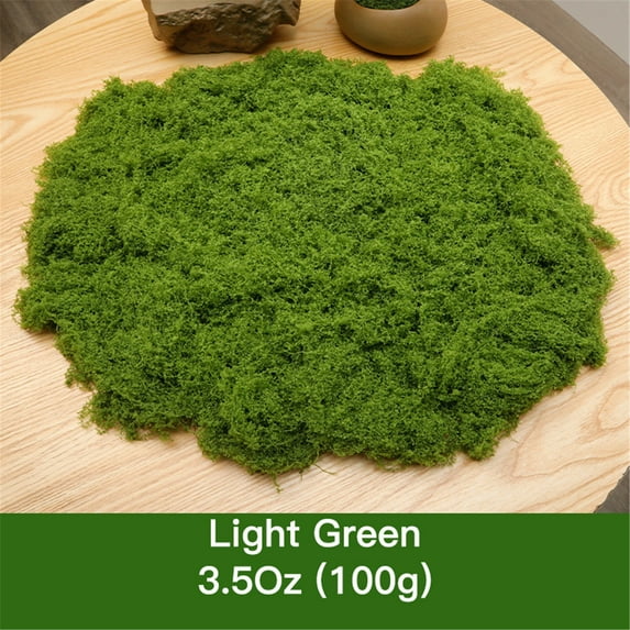 Artificial Fake Moss,Faux Moss for Potted Plants,Green Moss for Crafts,Artificial Fresh Green Moss Garden Terrariums Decoration For Wedding Centerpieces Wedding Decoration