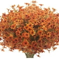 thumbnail image 1 of Artificial Fake Plants Flowers for Outdoor Spring Decoration, 10 Bundles Faux Silk Colorful Daisy UV Resistant Realistic for Outside Porch Patio Home Yard Garden Planters Pots Window Box(Mix), 1 of 5