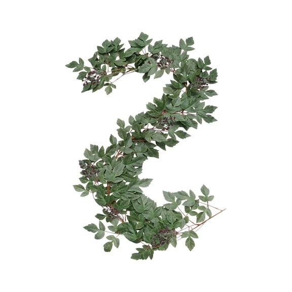 Artificial Fake Vine, 6.0ft Green Fake Foliage Garland, 1 Piece For Home Table Fireplace Porch Wedding Party Decoration