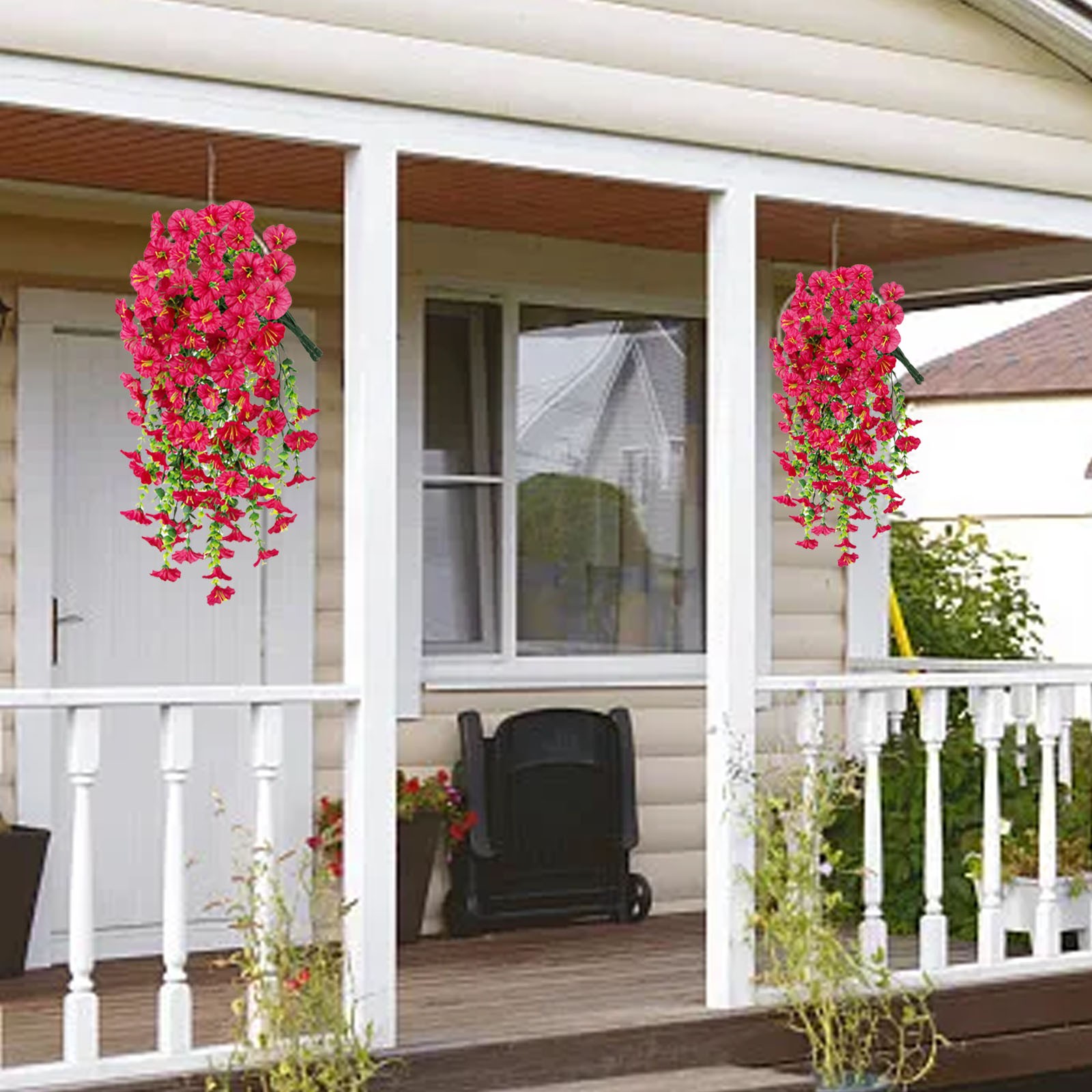 Artificial Wisteria Vine Hanging Garland Silk Flowers String Home Party ...