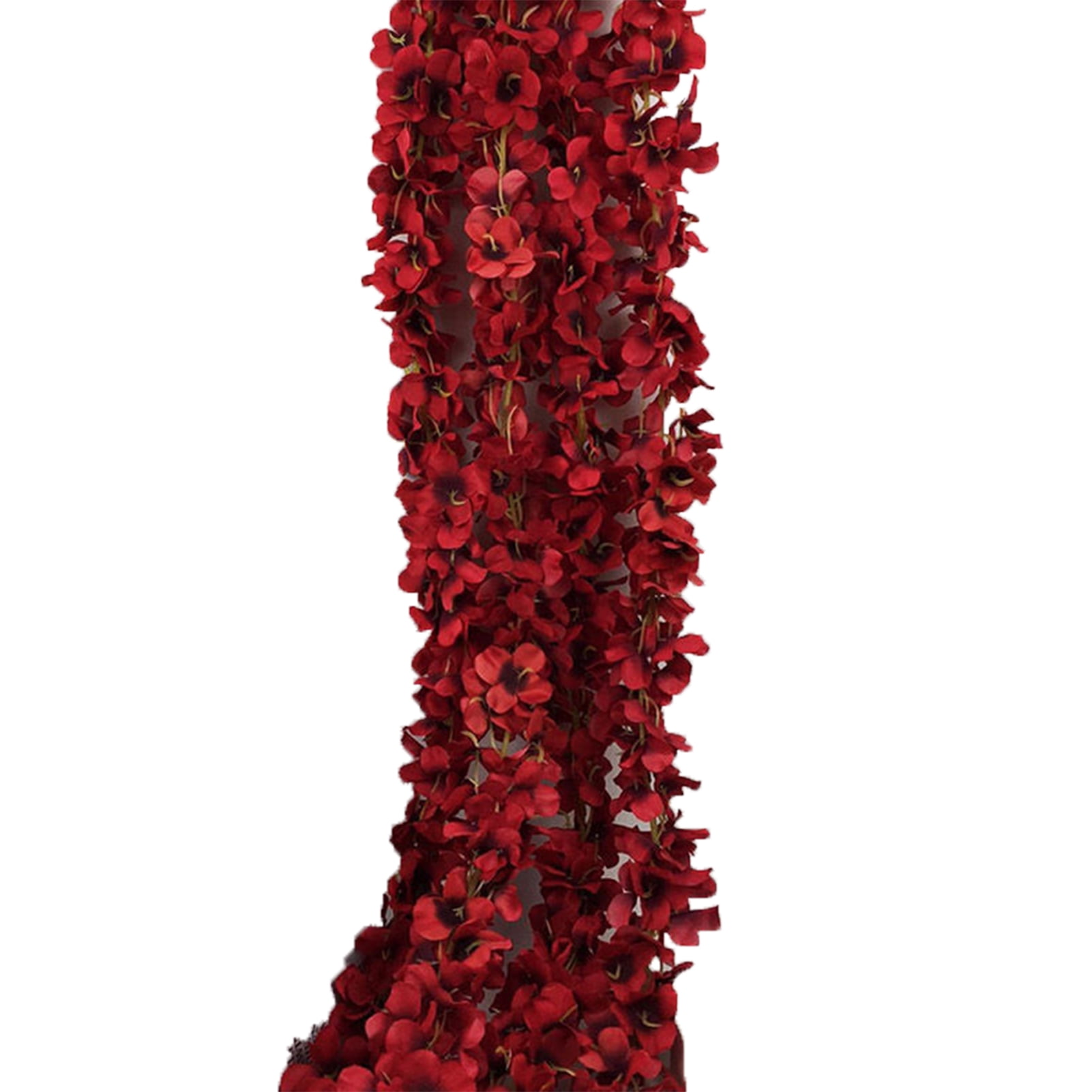 Artificial Fake Wisteria Vine Ratta Hanging Garland Silk Flowers String ...