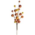 thumbnail image 1 of Artificial Fall Berries Pick, Orange, 10-Inch, 1 of 1