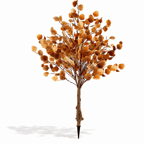 Artificial Fall Eucalyptus Trees, 3 ft, Yellow