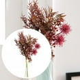 thumbnail image 1 of Artificial Fall Flower Plant for Indoor and Outdoor Home Decor – Fireplace, Front Door, and Table Settings,Red,1PC,Artificial flowers, 1 of 9