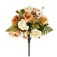 thumbnail image 1 of Artificial Fall Flowers Bouquet, Fake Rose Arrangement Autumn Table Centerpiece for Wedding, Home and Office, 1 of 6