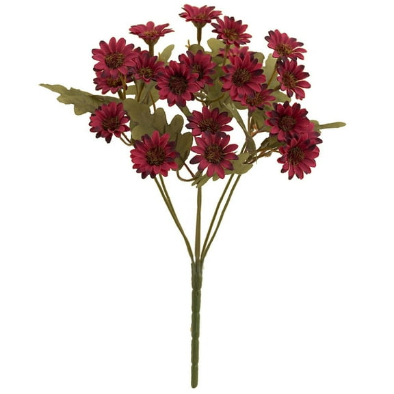 Artificial Fall Flowers Bulk Fake Mums Silk Daisy Floral Faux Plant Arrangements for Home Decor Indoor Outdoors Porch Pots Planter Decorations