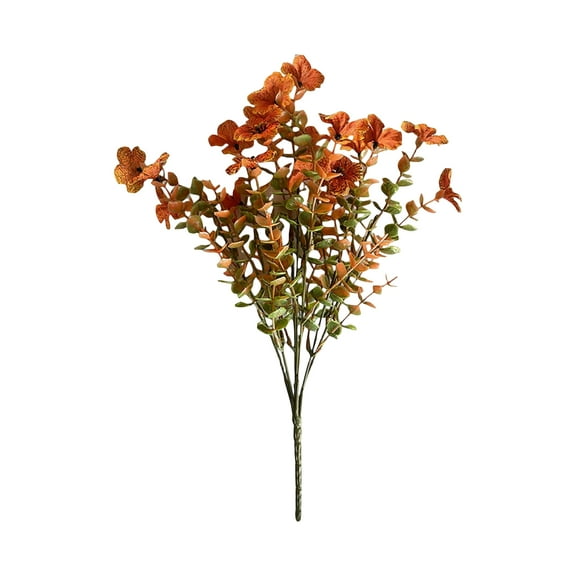 Artificial Fall Greenery Bouquet Outdoor Imitation Plants For Porch Planters Thanksgiving Decoration Fake Boxwood Branches For Garden Fireplace Front Door