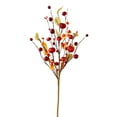 thumbnail image 1 of Artificial Fall Stems,Autumn Artificial Orange Glossy Berry Twigs,Country Cottage Pumpkin Branches for Thanksgiving Christmas Tree Ornaments Crafts Holiday Home Festival Xmas Decoration, 1 of 2