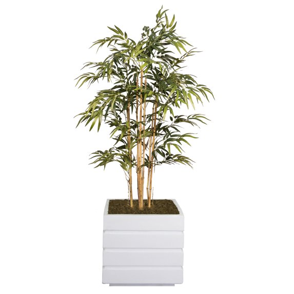 Artificial Faux Bamboo Tree 59" Fake Plant with Planter