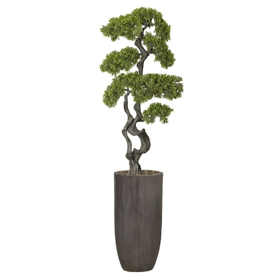 Artificial Faux Bonsai Tree 63" Fake Plant with Planter