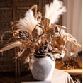thumbnail image 1 of Artificial Faux Dried Leaf Bouquet, 1 of 5