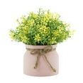 thumbnail image 1 of Artificial Faux Plant Flowers, Ongmies Artificial Flower Pots Plant Planters Decorative Home Bathroom Kitchen Rustic Dining Table Centerpieces Indoor Outdoor Decoration, 1 of 9