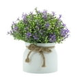 thumbnail image 1 of Artificial Faux Plant Flowers, Ongmies Artificial Flower Pots Plant Planters Decorative Home Bathroom Kitchen Rustic Dining Table Centerpieces Indoor Outdoor Decoration, 1 of 9