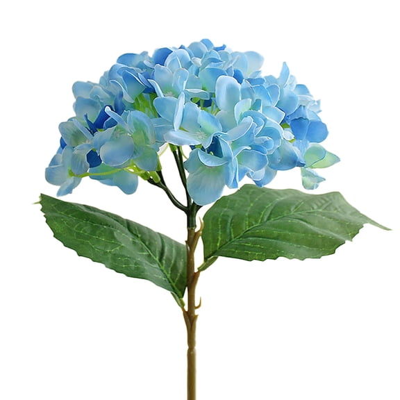 Artificial Faux Plants Flowers, Ongmies Artificial Silk Hydrangea Flowers Bouquets Faux Hydrangea Stems for Home Table Centerpieces Wedding Party Decor, Artificial Flowers, 1X Artificial Flower