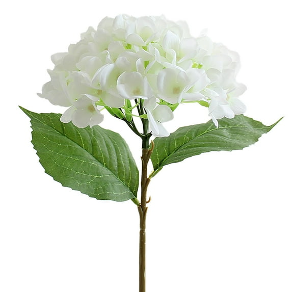 Artificial Faux Plants Flowers, Ongmies Artificial Silk Hydrangea Flowers Bouquets Faux Hydrangea Stems for Home Table Centerpieces Wedding Party Decor, Artificial Flowers, 1X Artificial Flower