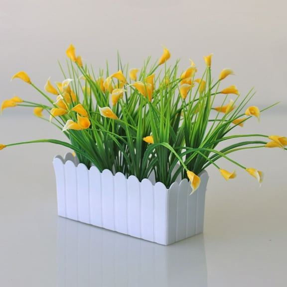 Artificial Faux Plants Tree In Pot Garden Home Indoor Outdoor Office Decoration