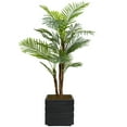 thumbnail image 1 of Artificial Faux Real Touch 6.42 Feet Fern Tree With Planter, 1 of 3