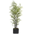 thumbnail image 1 of Artificial Faux Real Touch 6.5 Feet Bamboo Tree With Planter, 1 of 3