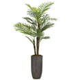 thumbnail image 1 of Artificial Faux Real Touch 7.09 Feet Fern Tree With Planter, 1 of 3