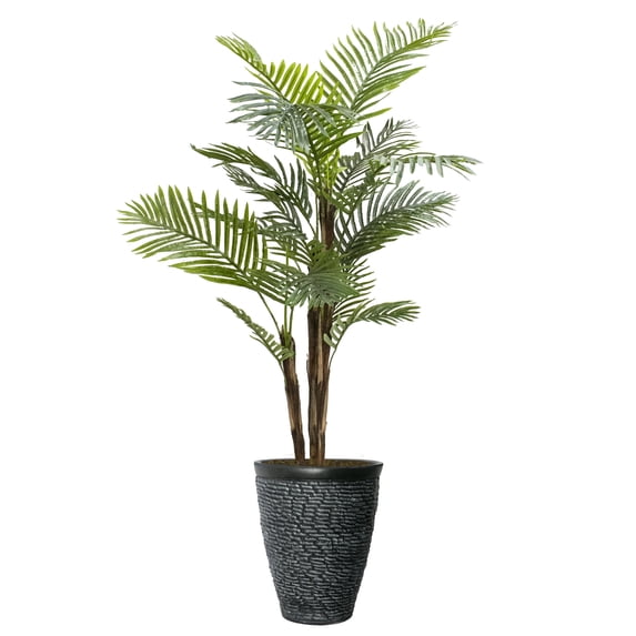 Artificial Faux Real Touch 7.59 Feet Fern Tree With Planter