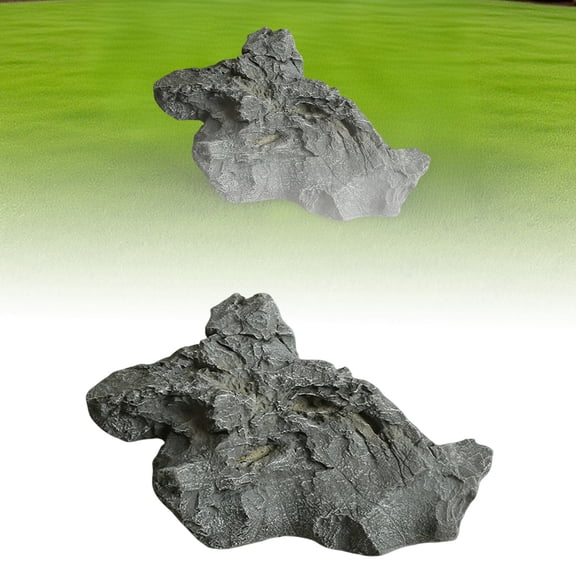 Artificial Sandstone Rock PU Realistic Texture Decor, Versatile Landscape Ornament for Community Courtyard Parks Supermarkets Offices, Indoor Outdoor Accent Piece