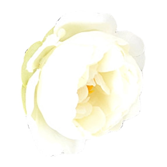 Artificial Faux Silk Peony Flower Heads for DIY Wedding Party Catering Decorations, Fake Floral Heads Simulated Rose Heads Silk Daisy Flower, 1Pc for Home Party Tabletop Decor(Beige,2.3x2.3")