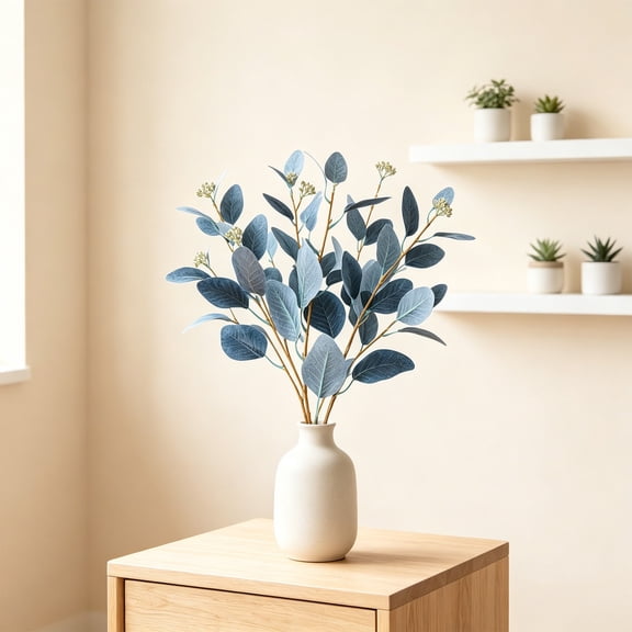 Artificial Faux Simulated Potted Decorations for Office Desktop Greenery