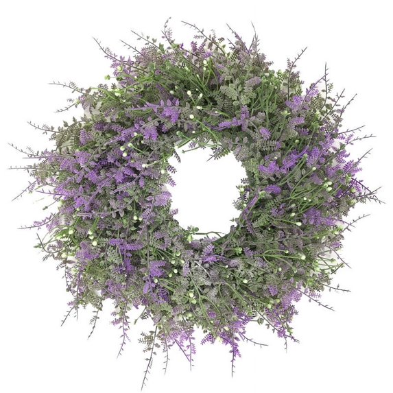 Artificial Fern 18" Indoor/Outdoor Artificial Gypsophila Wreath