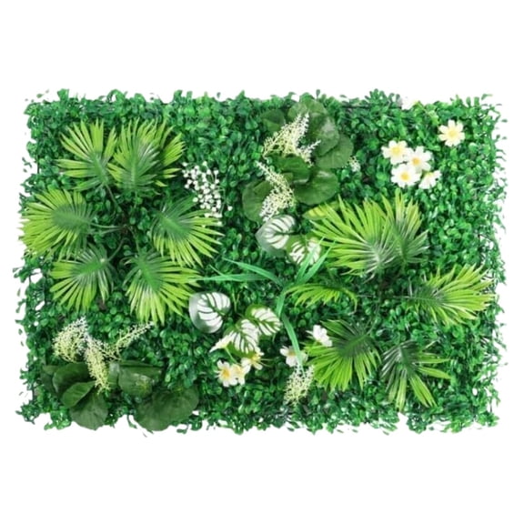 Artificial Fern Floral Hedge Screen Privacy Barrier For Indoor/Outdoor Walls, Balconies, Gardens, And Home Decor
