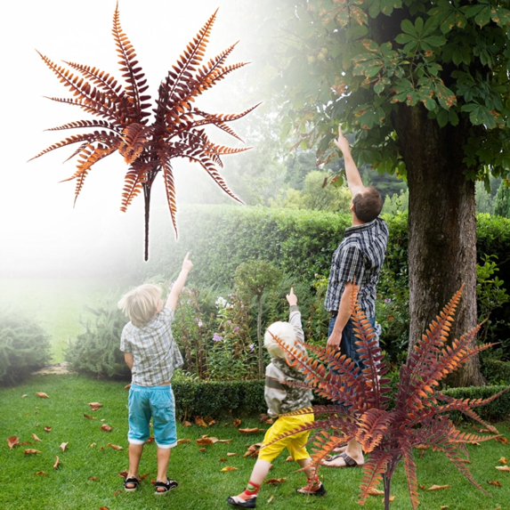 Artificial Fern Plants Faux Greenery Wall Decor Realistic Persian Leaf Plants for Indoor Outdoor Garden Patio Vertical Wall Decoration,1 Bundle,B