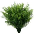 thumbnail image 1 of Artificial Ferns Under $5! Kadlawus Artificial Fern Greenery for Outdoor, Fake Fern for Garden, Outdoor Artificial Foliage, Realistic Faux Fern for Patio Decor, 1 of 5