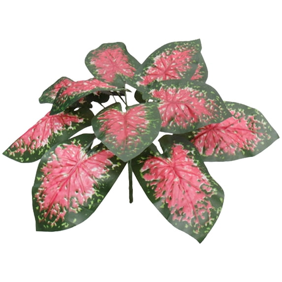 Artificial Ferns | Ngxiha Faux Greenery Plants, Plastic Greenery for Indoor & Outdoor Decor, Uv Resistant, Faux Plants Bushes for Outdoor Patio Garden Front Porch Yard Decor - Red Anthurium