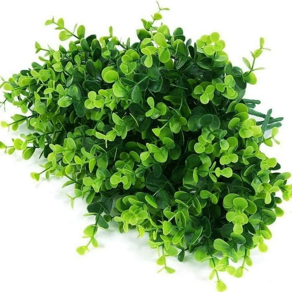 Artificial Ferns for Outdoor and Indoor Decor, Realistic Faux Plants with Flexible Stems, Durable Plastic Greenery for Garden, Patio, Porch, Home, and Wedding Decoration