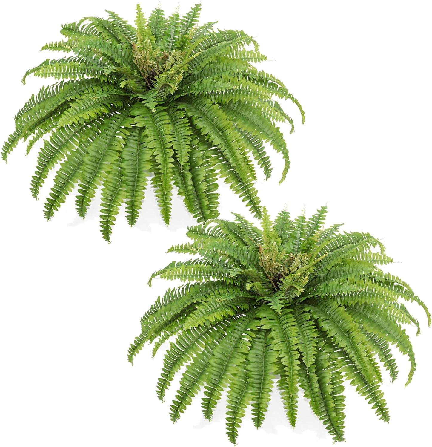 Large Green Silk Outdoor Artificial Ferns with 57 Fronds