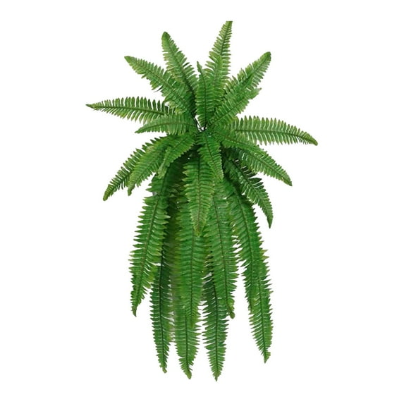Artificial Ferns for Outdoors UV Protected, Realistic Fake Ferns, No Maintenance Faux Plants for Porch Decor, Window Boxes, Hanging Baskets and Home Greenery