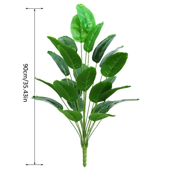 Artificial Ficus Tree with Natural Wood Trunk and Lifelike Leaves, Silk Fake Potted Tree with Wood Branches, Faux Tree for Office Home Decor