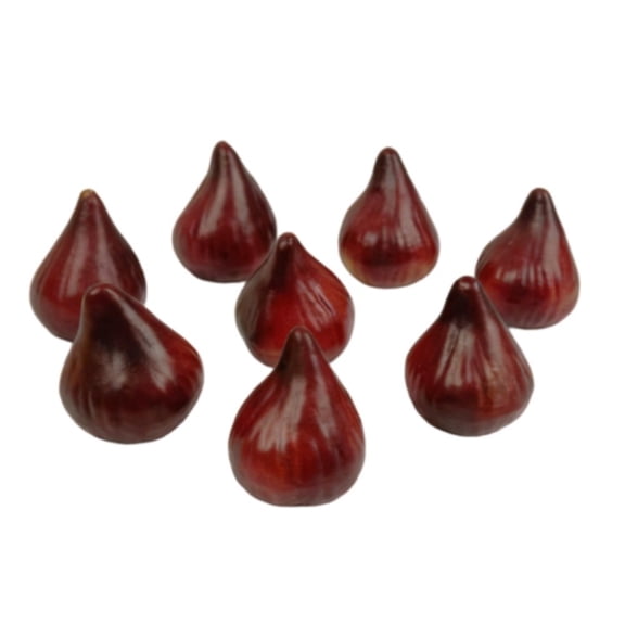 Artificial Fig Fruit Set 8pcs Realistic Foam Models for Photography Decor