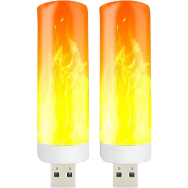 Artificial Fire Flame Lights Flicker Flame Bulb Bedside Lamps Light
