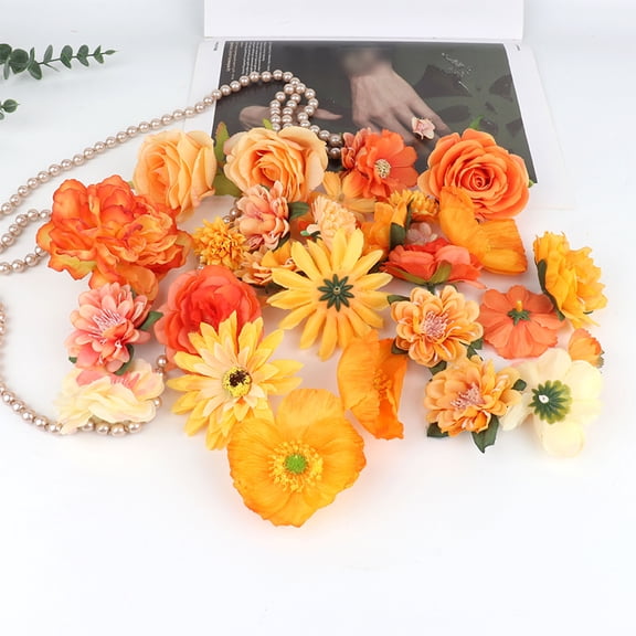 Artificial Floating Flower Curtain 20Pcs Wedding Photo Backdrop DIY Floral Decoration for Party Home Home Decor Supplies