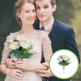 thumbnail image 1 of Artificial Floral Bouquet Decor,Realistic Faux Fake Flower,Home Indoor Table Ornament,Office Greenery Decor,Long Lasting Fake Floral,Wedding Party Centerpiece,Home Living Room Decor, 1 of 6