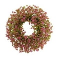 thumbnail image 1 of Artificial Floral Wreath, Fake Plant Wall Hanging Decoration, Simulation Flower Arrangement for Home, Wedding, and Party Decor, Faux Floral Garland, 1 of 2