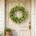 thumbnail image 1 of Artificial Floral Wreath for Front Door,Washable Floral Plastic Wreath , Indoor Outdoor Wreath Home Decor Porch Window Wall Farmhouse Door Decorations Spring Summer All Season, 1 of 6