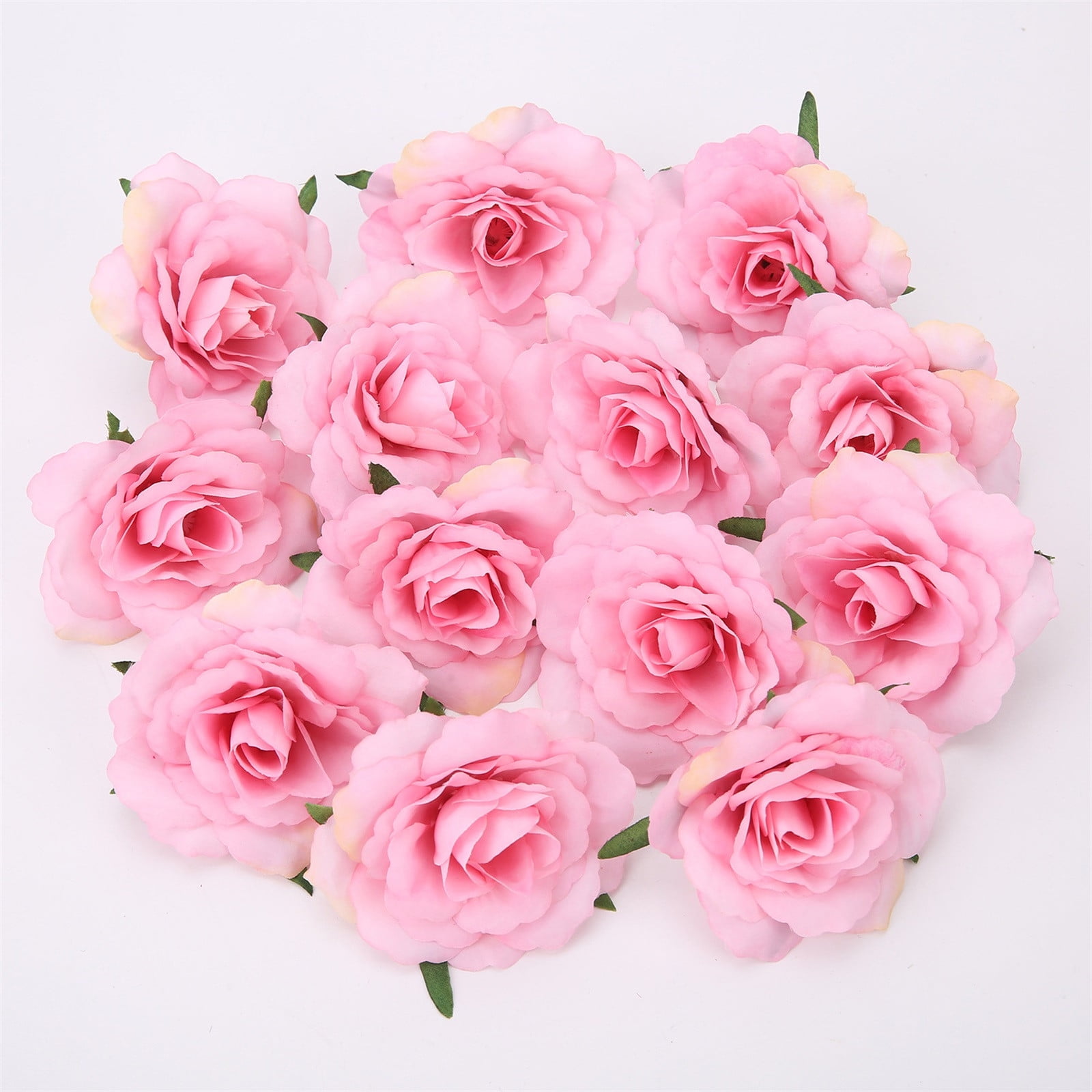 Artificial Flower 30pcs Real Looking Foam Fake Roses with Stems for DIY ...